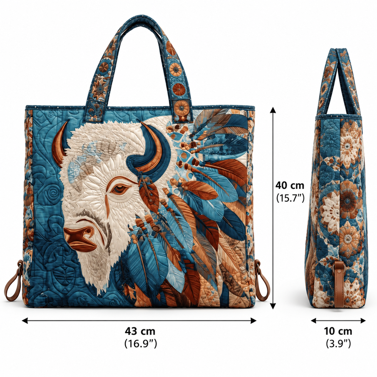 ✨Last Day 90% OFF✨ Handmade Native American Quilted Tote Bag