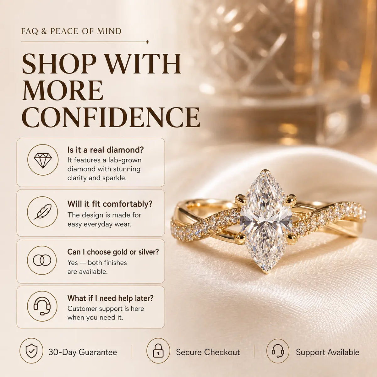 Experience breathtaking brilliance, a flattering silhouette, and timeless luxury — crafted for love, milestones, and everyday elegance.-Last Day Sale-90% OFF🔥
