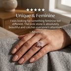 The Radiant Pink Oval Statement Ring – A Timeless Luxury-Inspired Design That Makes Every Moment Feel Special - Last Day Sale-90% OFF🔥