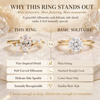 The Oval Diamond Ring That Makes Every Hand Look Elegant & Luxurious-Last Day Sale-90% OFF🔥