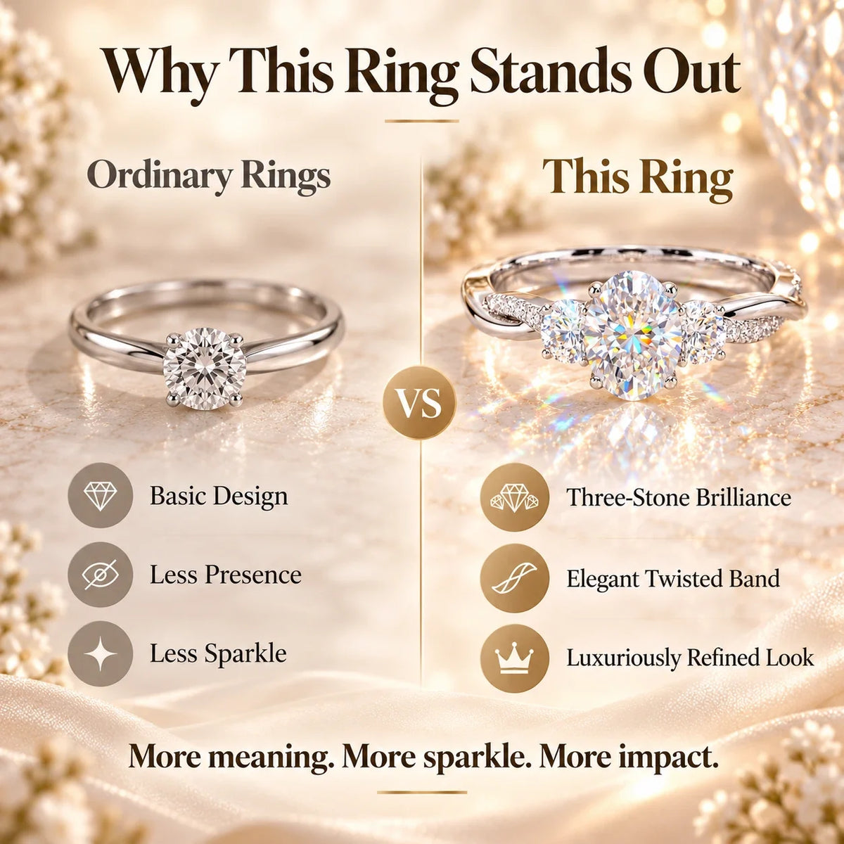 The Luxury Ring You've Always Dreamed Of — Without The Luxury Price-Last Day Sale-90% OFF🔥