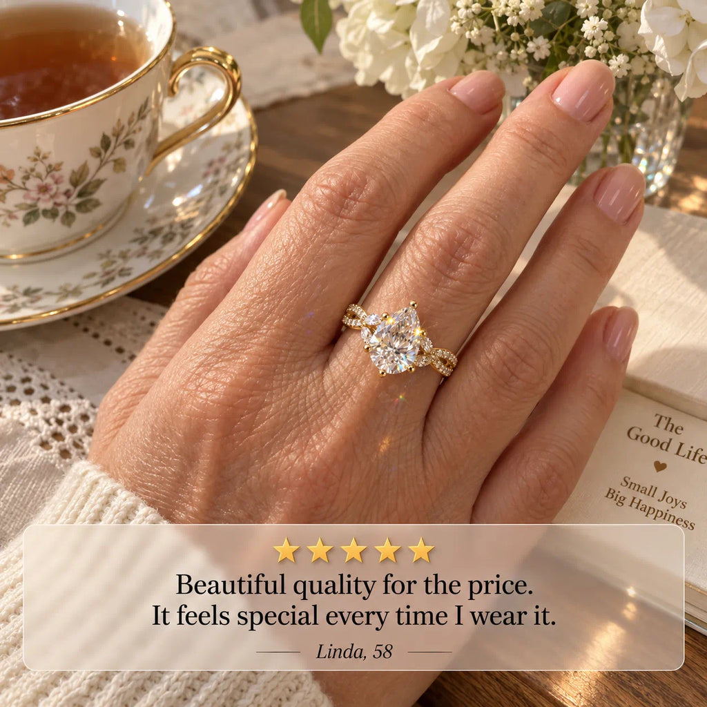 Luxury Pear-Cut Brilliance, Designed To Make Every Moment Feel Extraordinary-Last Day Sale-90% OFF🔥