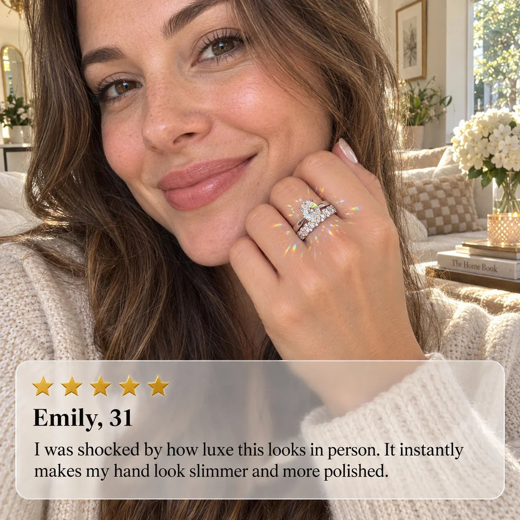 A Timeless Diamond Ring Stack Designed To Celebrate Your Forever Moments-Last Day Sale-90% OFF🔥