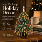 DIY Beaded Crystal Christmas Tree Kit | Sparkling Tabletop Holiday Decor & Stress-Relief Crafting Gift for Women & Home