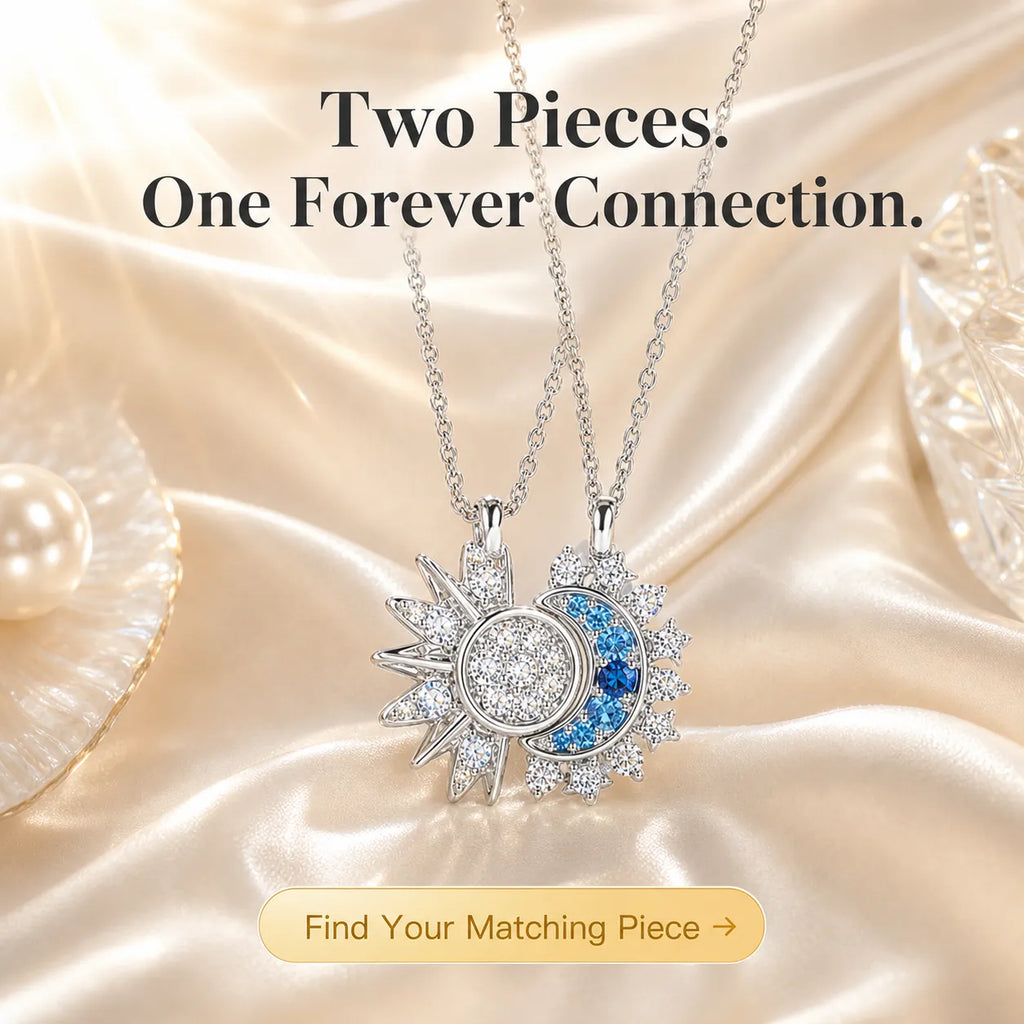 Sun & Moon Magnetic Friendship Necklace Set -Last Day Sale-90% OFF🔥
