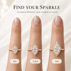 The Marquise Halo Ring Romantic Brilliance Designed For Your Forever Moment -Last Day Sale-90% OFF🔥