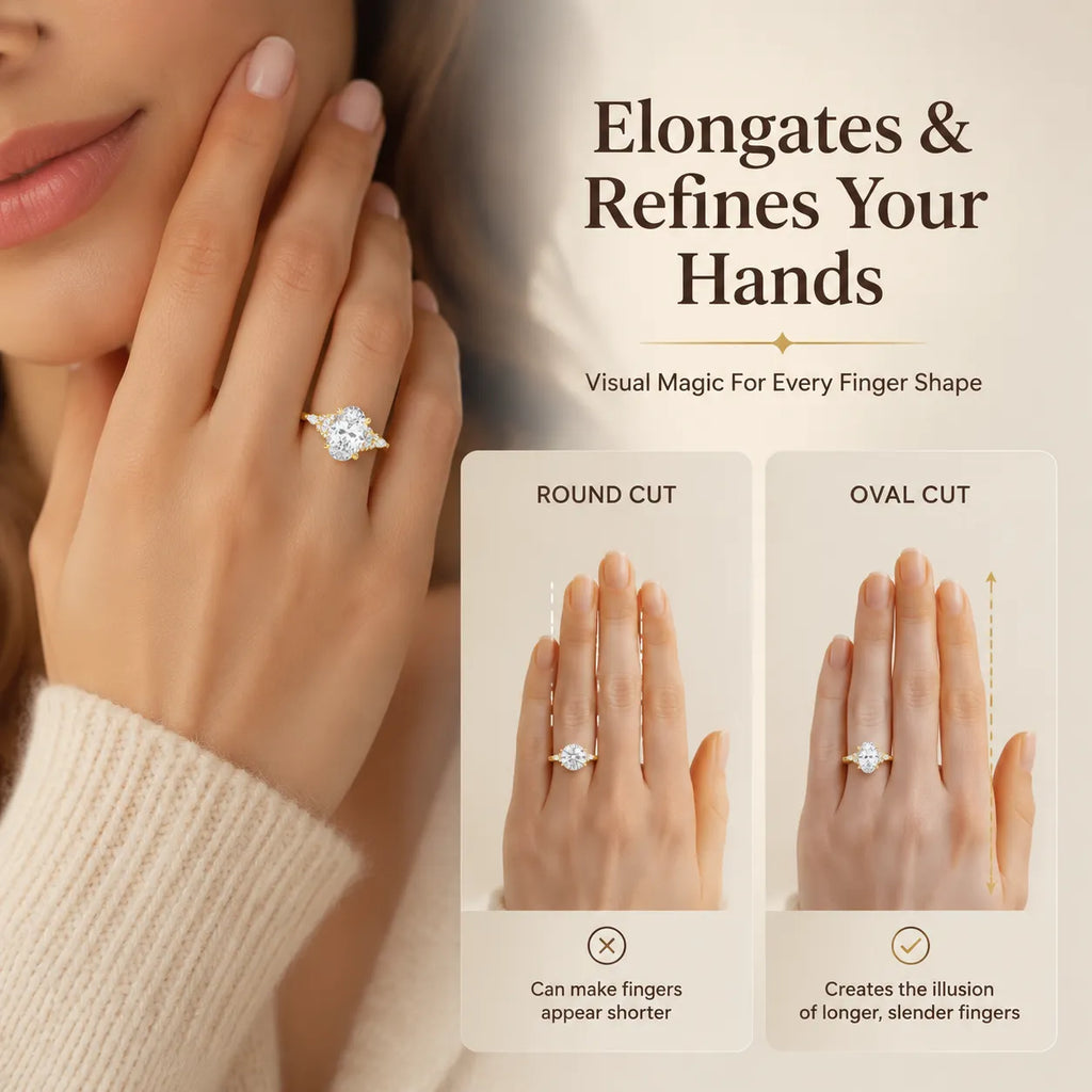 Snowflake Oval Ring — Anti-Pinching Comfort Fit Ring for Timeless Elegance -Last Day Sale-90% OFF🔥