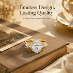 Snowflake Oval Ring — Anti-Pinching Comfort Fit Ring for Timeless Elegance -Last Day Sale-90% OFF🔥