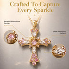 Women's Sparkling Diamond Jewelry – Elegant Diamond Cross Necklace -Last Day Sale-90% OFF🔥