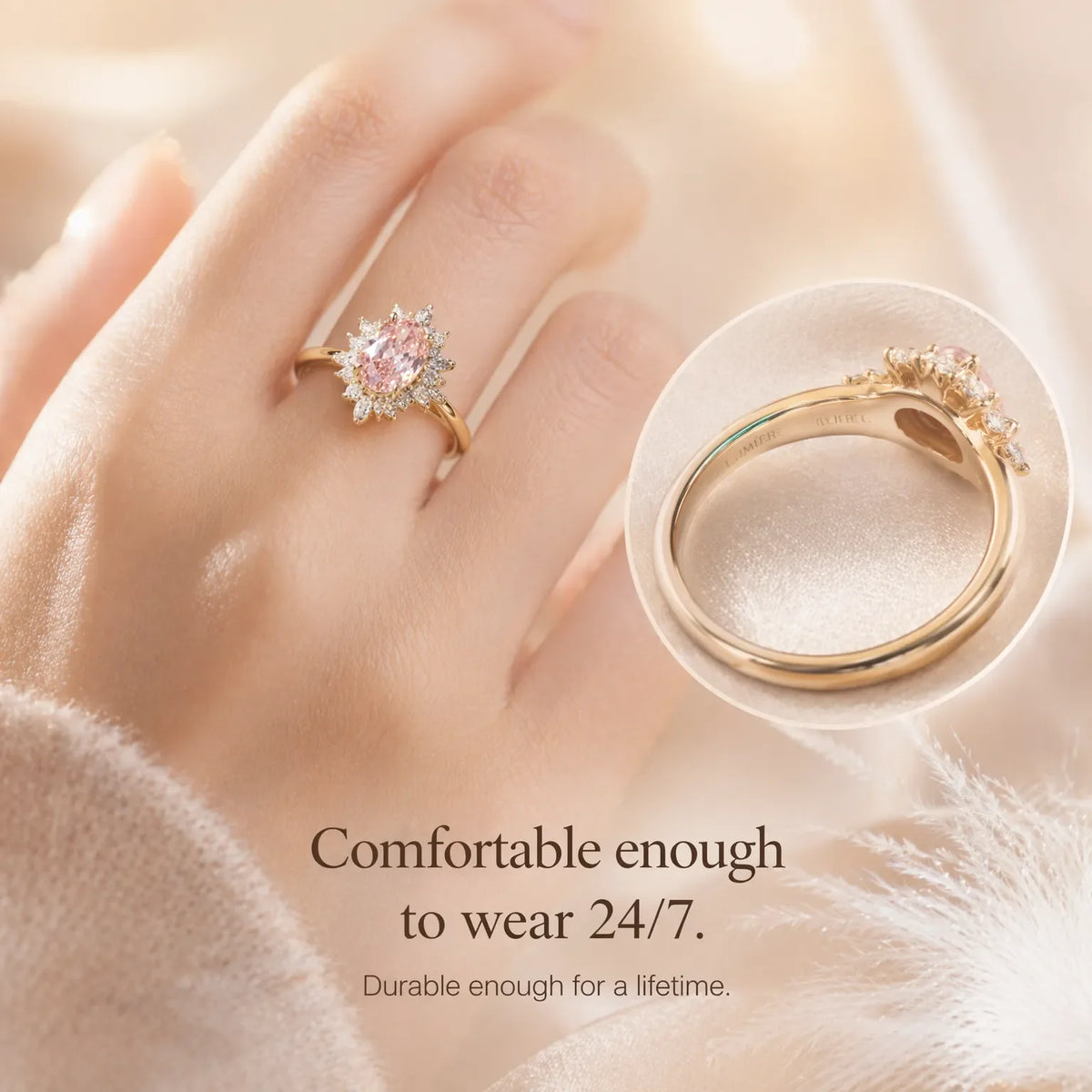 The Radiant Pink Oval Statement Ring – A Timeless Luxury-Inspired Design That Makes Every Moment Feel Special - Last Day Sale-90% OFF🔥