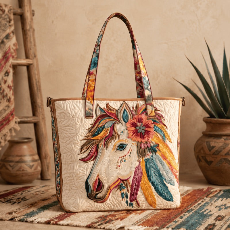 ✨Last Day 90% OFF✨ Handmade Native American Quilted Tote Bag